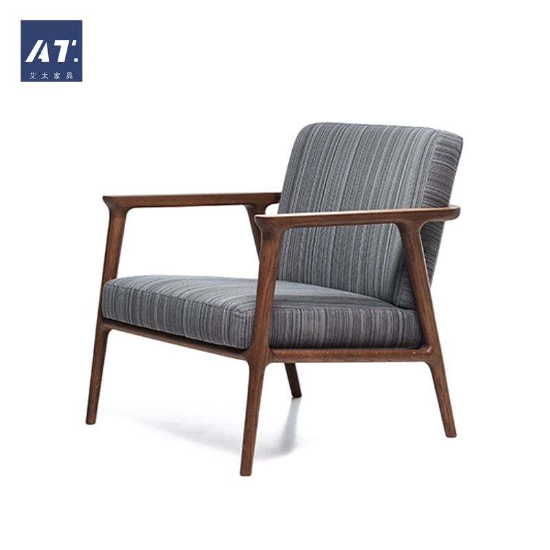 AIVTAI/北欧设计师家具zio lounge chair and ottoman沙发椅
