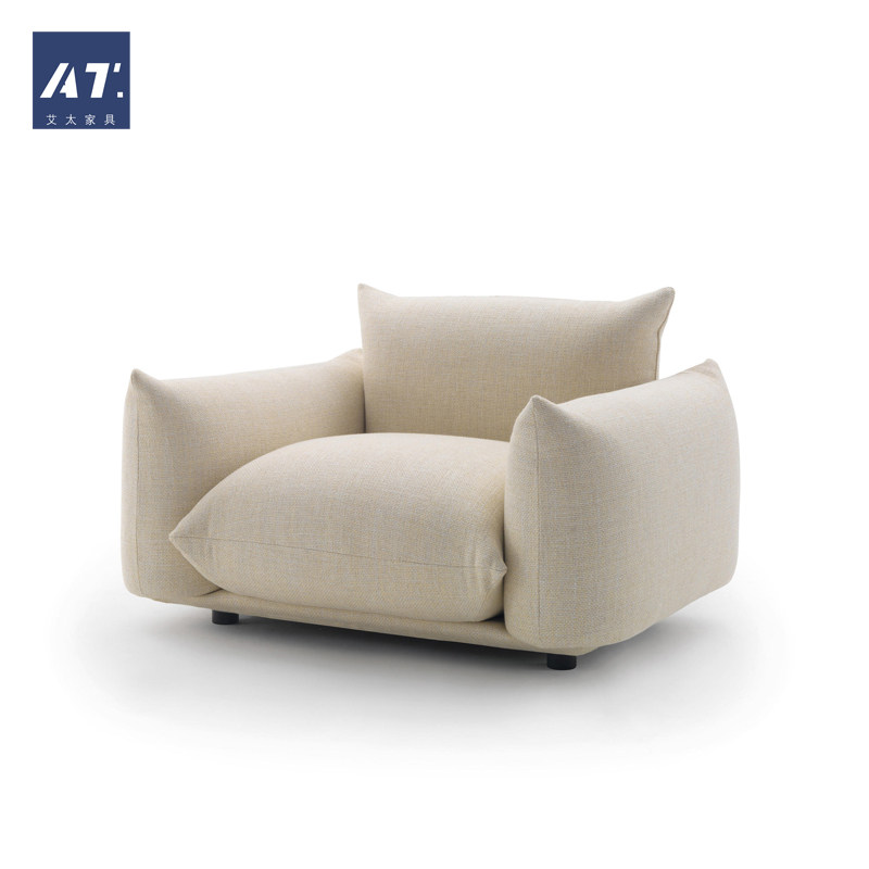AIVTAI/创意设计师家具 marenco 1-seater sofa懒人布艺沙发