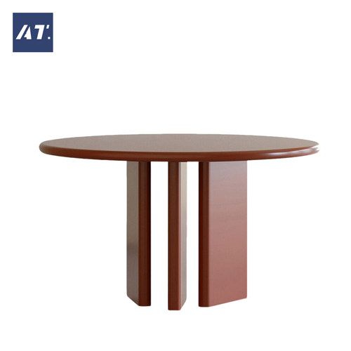 意式极简实木COZY圆餐桌