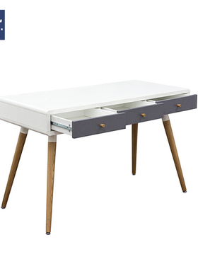 AIVTAI/北欧实木diamond sofa sonic writing desk办公写字桌