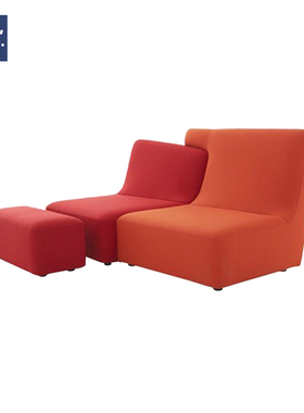 AIVTAI/创意设计师家具 confluences sofa融合沙发两拼休闲沙