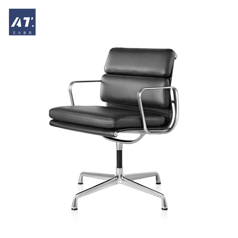 AIVTAI/办公设计师家具eames side chair伊姆斯软包会议洽谈椅