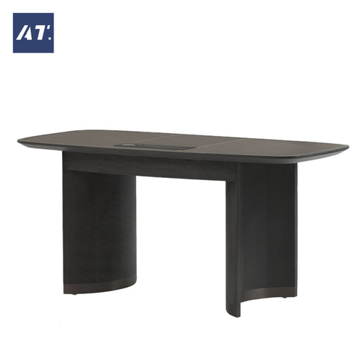 意式设计师实木弧形书台