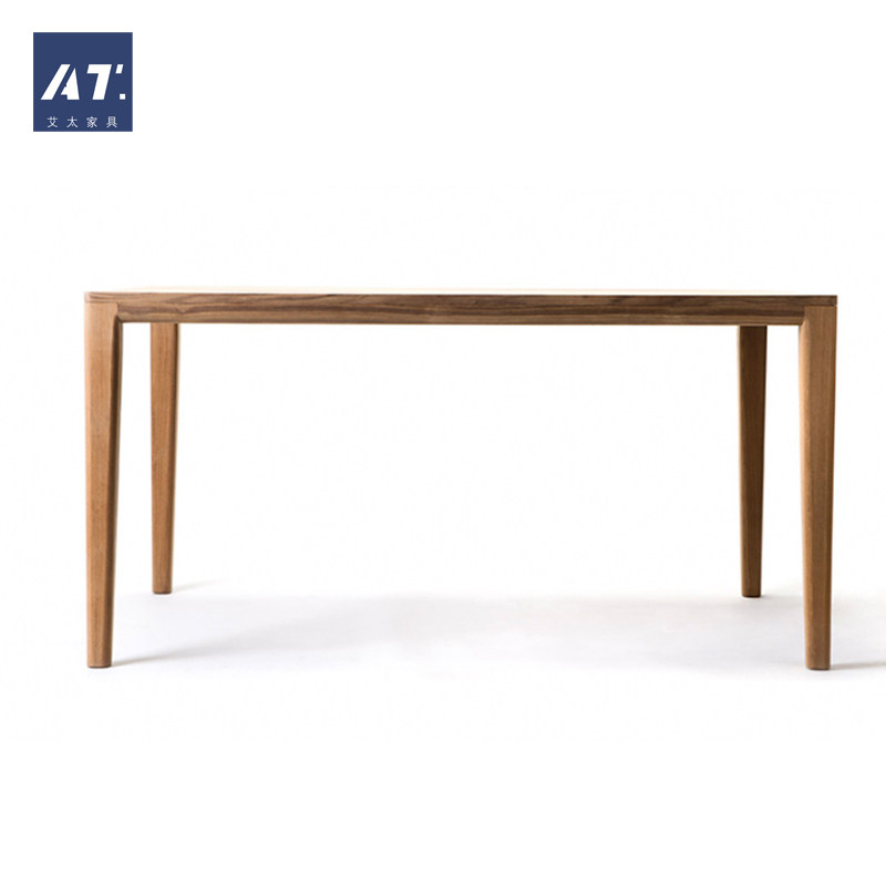 AIVTAI/北欧实木设计师家具play table玩桌小户型胡桃木餐桌