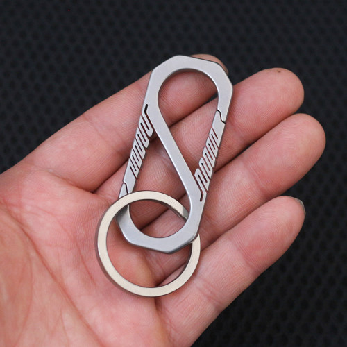 钛合金双开口8字形钥匙扣