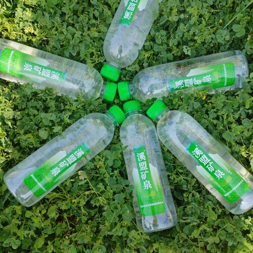486ML溪盟山泉小分子偏硅酸弱碱性富含多种矿物质天然饮用水6瓶装