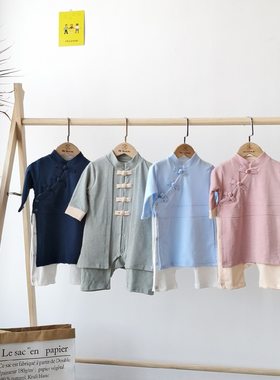 宝宝摄影服装中国风汉服唐装