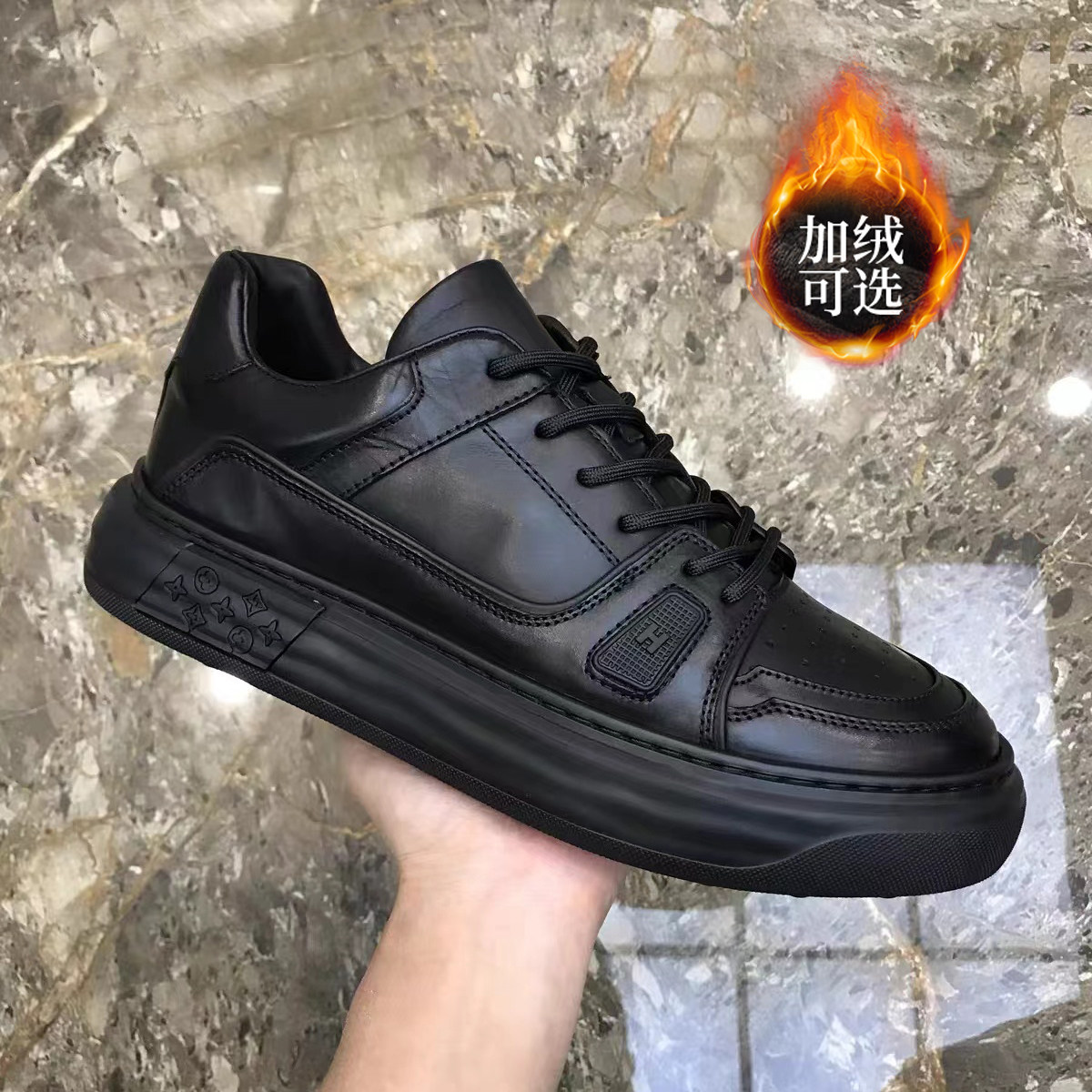 真皮轻便休闲鞋韩版百搭