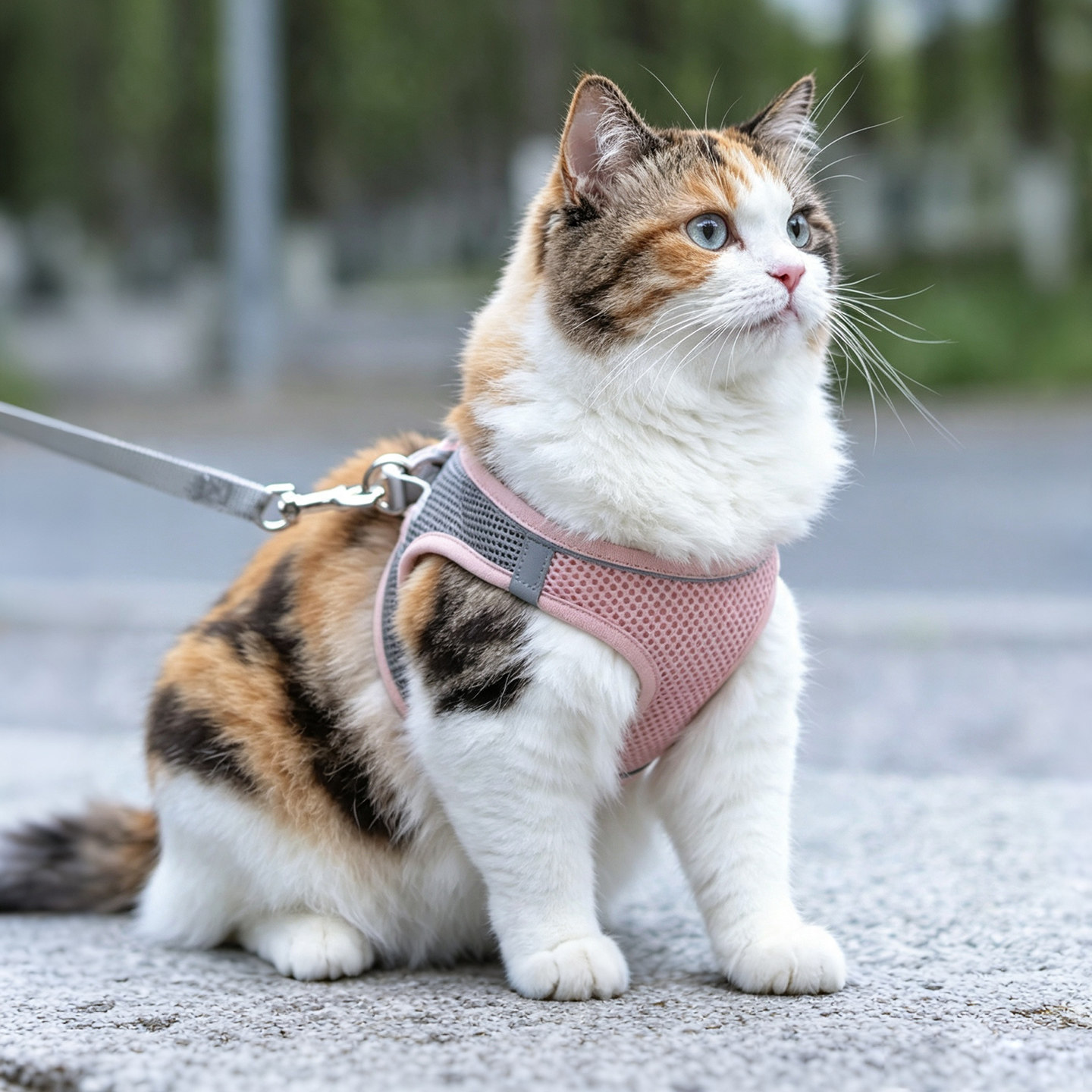 猫咪胸背牵引绳防挣脱外出溜猫