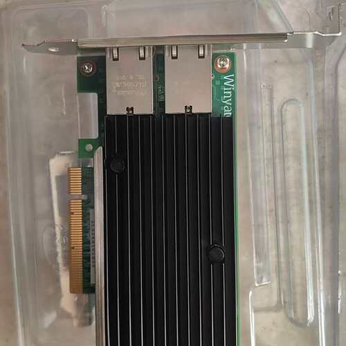 议价~Winyao WYX540-T2双口万兆电口网卡，Intel~可维修
