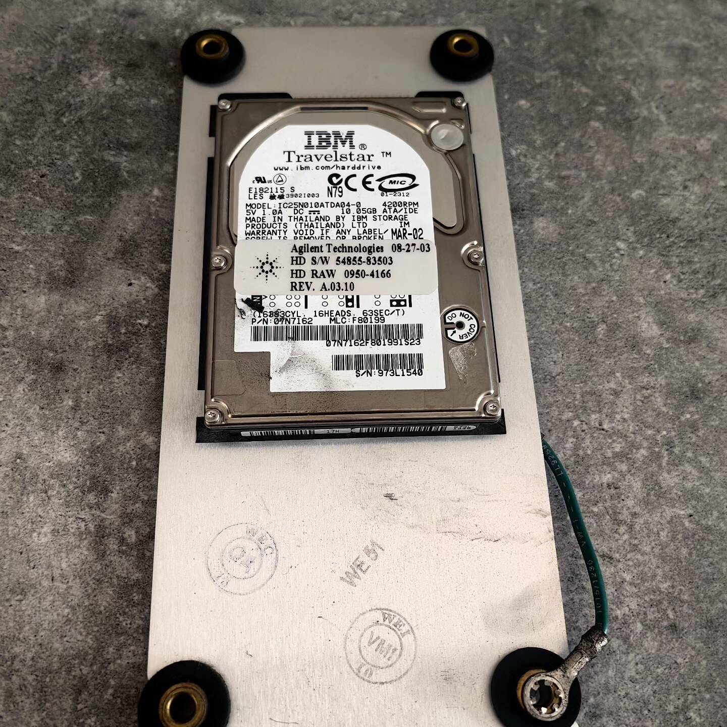 询价购-IC25N010ATDA04-0  IBM硬盘，拆机的，有需