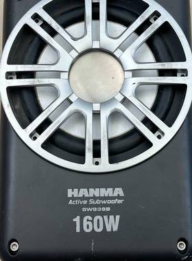 询价购-HANMA 悍马 160w 双音圈超薄低音炮SW839B