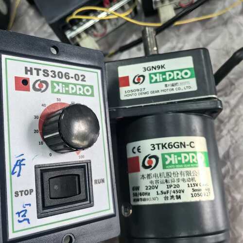 议价~台湾本都Hi-PRO 3TK6GN-C减速电机，配HTS30~可维修