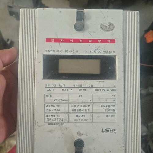 议价~LS电子式电表 LD3310CT-005TE，拆机件，三相三~可维修