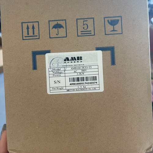 议价~【全新】AMBITION安博志变频器 AMB100-2R2G~可维修