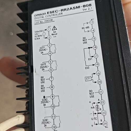 议价~欧姆龙E5EC-RR2ASM-808温控器，Ver2.1版本~可维修