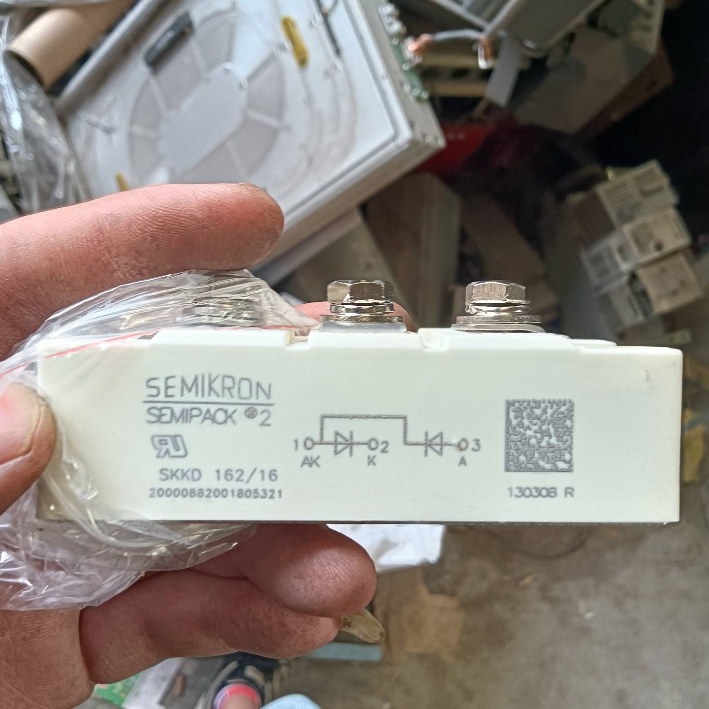 询价购-SEMIPACK可控硅模块，型号SKKD 162/16，原