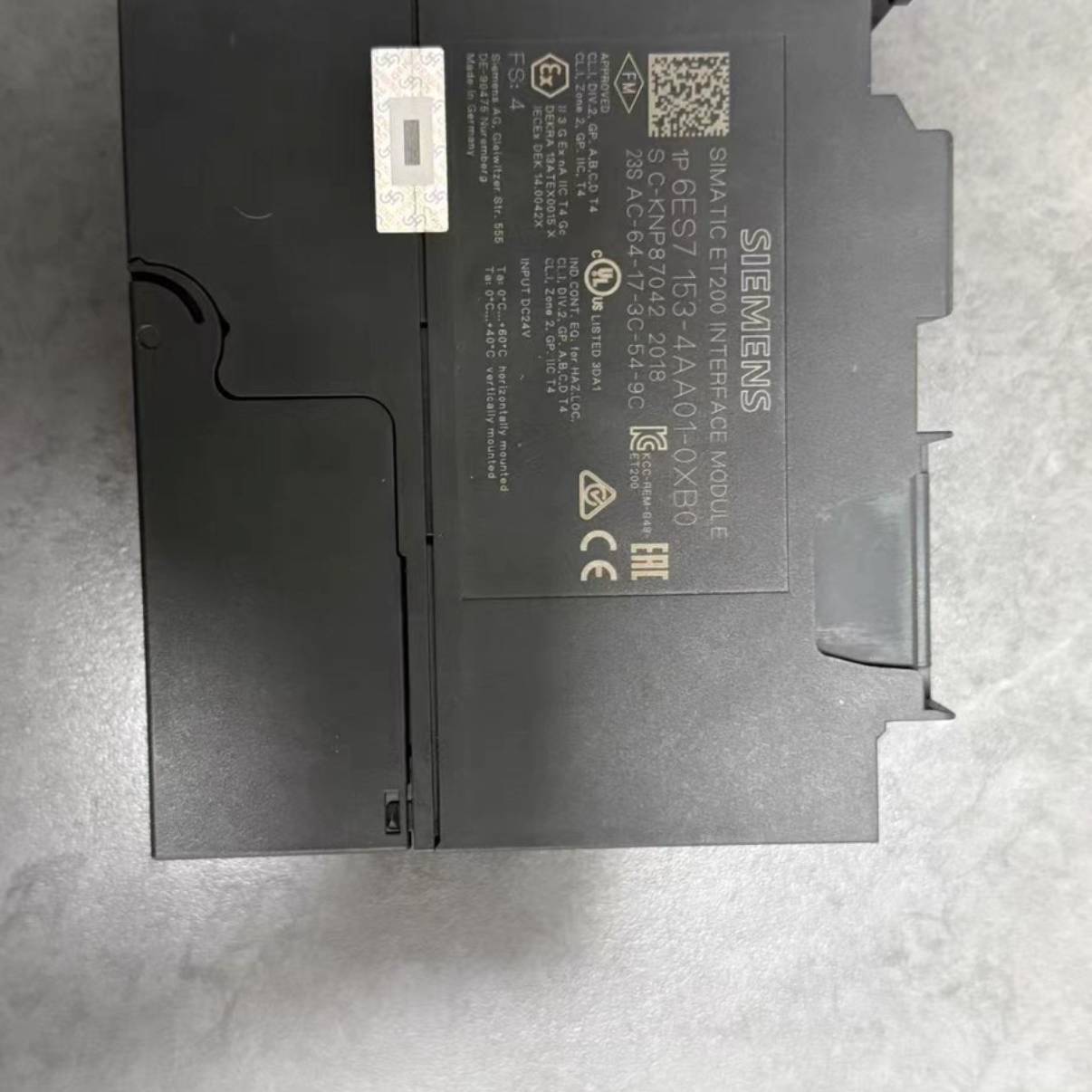 询价购-几乎全新西门子PLC，型号6ES7153-4AA01-0XB