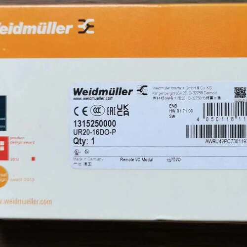 议价~全新原装进口魏德米勒UR20-16DO-P模块，型号1315~可维修