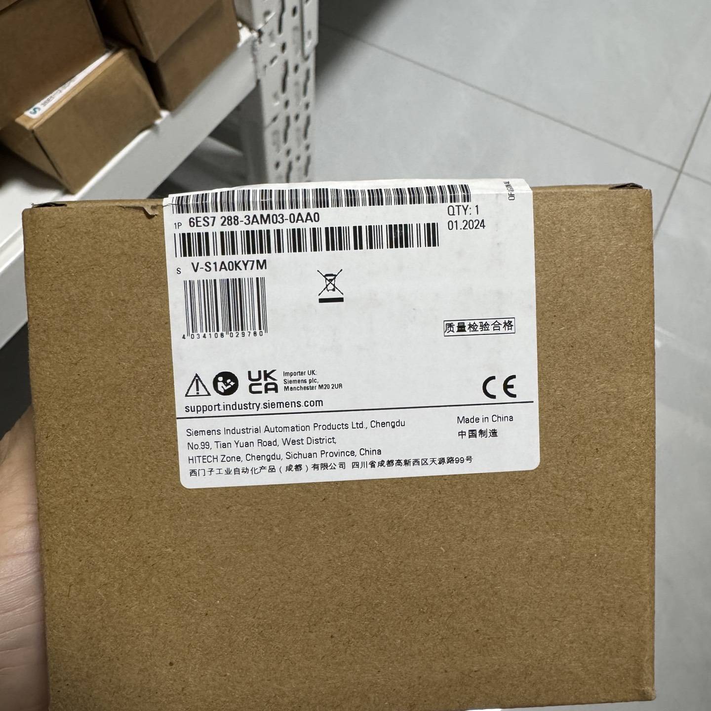 询价购-西门子型号6ES7288-3AM03-0AA0，全新原装