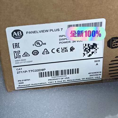议价~全新AB罗克韦尔2711P-T7C22D9P触摸屏~可维修