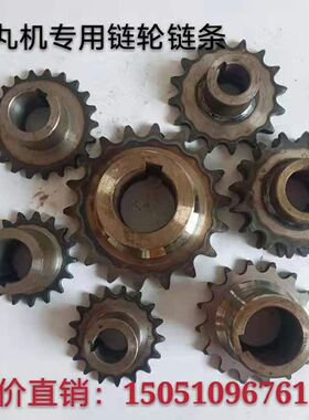 抛丸机配件12A16A20A6分一寸链条提升辊道链轮326   3210自转齿轮