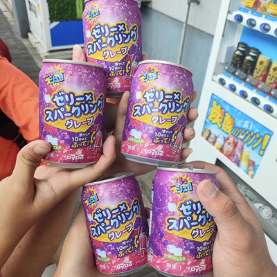 达亦多椰果葡萄味摇摇乐果冻饮品