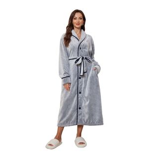 pajamas pyjamas pjamas women warm winter睡袍跨境浴袍家居服女