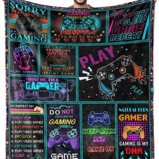 customized sofa TV blanket gift跨境礼物毯午休毯法兰绒家居毯