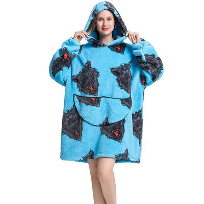H oodie blanket hoodie couple跨境澳洲秋冬季连帽衣套头御寒服