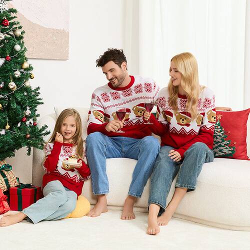 ugly Christmas sweater jumper couple跨境圣诞节针织毛衣情侣款