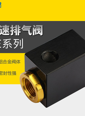 联慕科技快速排气阀QE-01/02/03/04分汽气缸放气阀快排阀气动急排