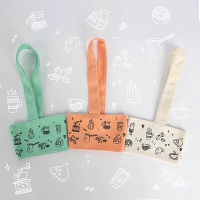 ins饮料卡通杯套 奶茶兜咖啡杯袋手提袋环保手提袋定制印LOGO现货|msdalam kategori pinggan mangkuk, Cup/cawan/cerek, set cawan - dari Buy2taobao.com untuk memberikan perkhidmatan ejen Taobao profesional membeli