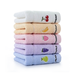 洁丽雅儿童毛巾全棉洗脸家用小长方形男女童洗澡纯棉吸水专用抗菌