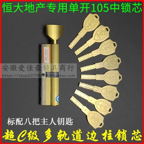 恒大名都绿洲超C级锁芯