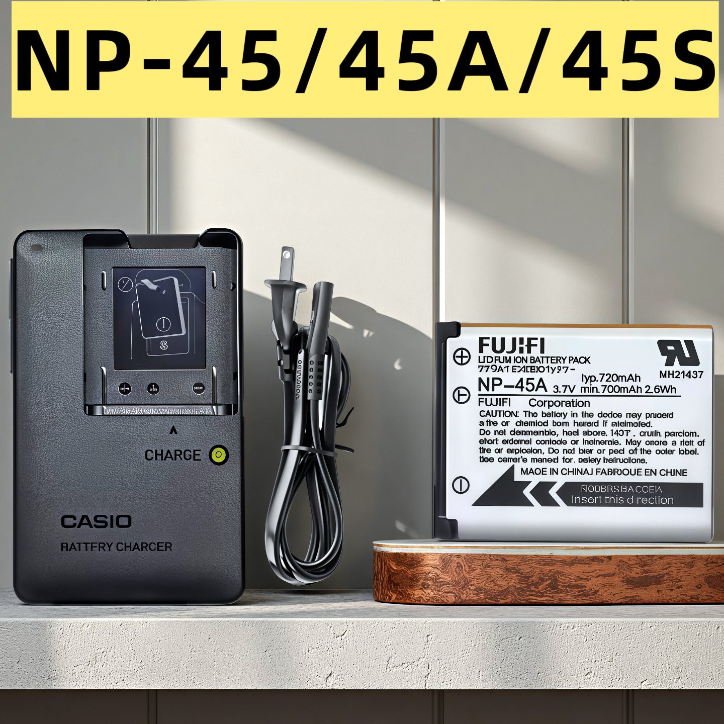 适用富士NP45电池JZ100/110/200/300 Z10/20/30/33/35相机充电器