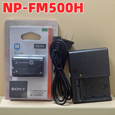 NP-FM500H适用索尼A57/58 A65 A77/99单反电池A100/200/300充电器