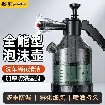 洗车泡沫喷壶清洁专用pa壶洗车液水蜡增压式浇花家用卫生消毒专用