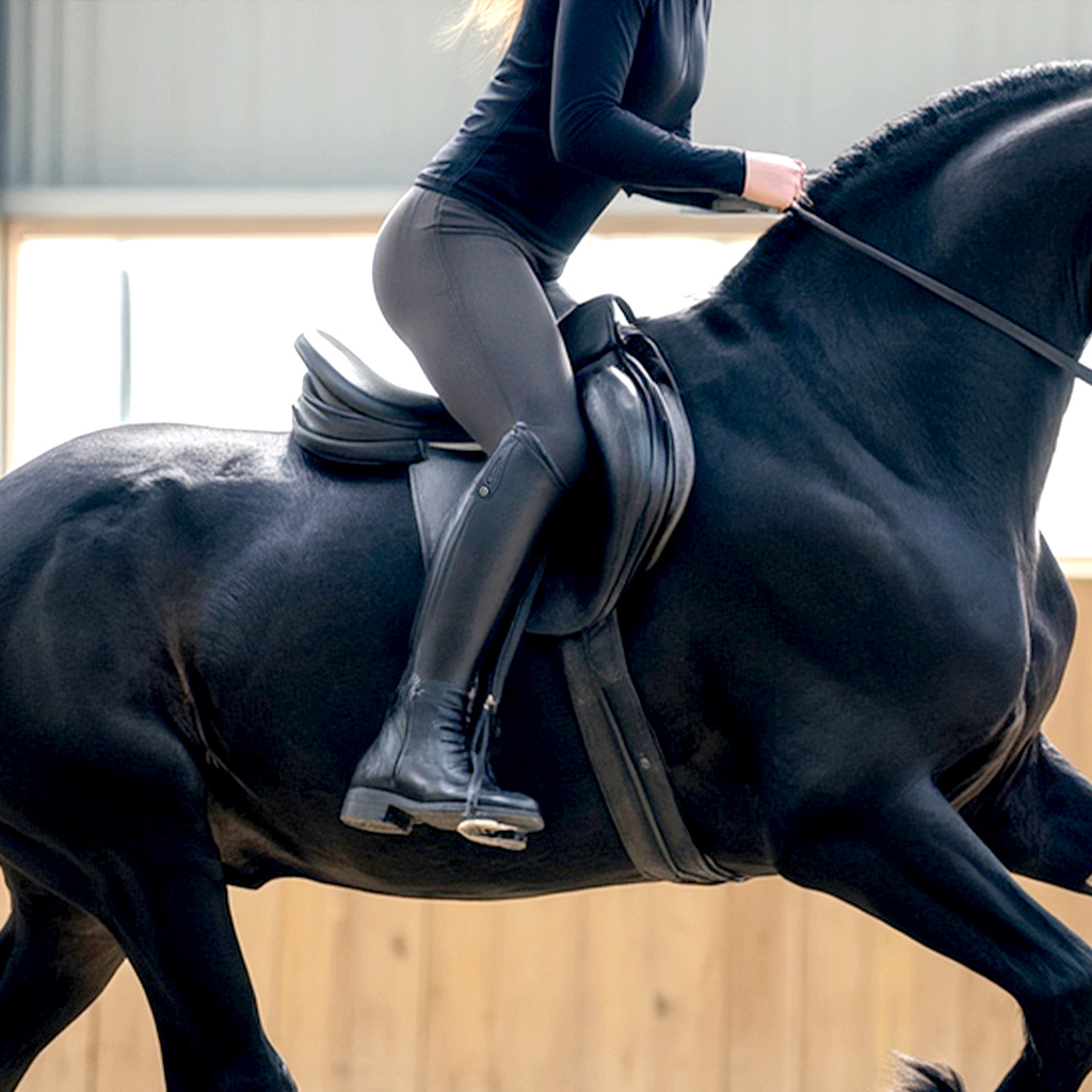 拉夫骑士靴女鞋马术靴时尚西部牛仔长筒夏秋冬骑术真皮马丁靴子女