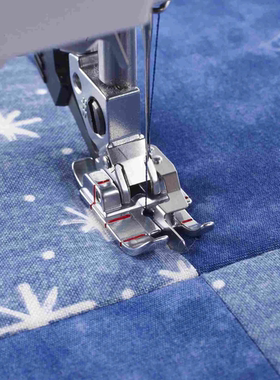 德国百福PFAFF家用电动多功能缝纫机1/4英寸拼布压脚7MM裕量挡边