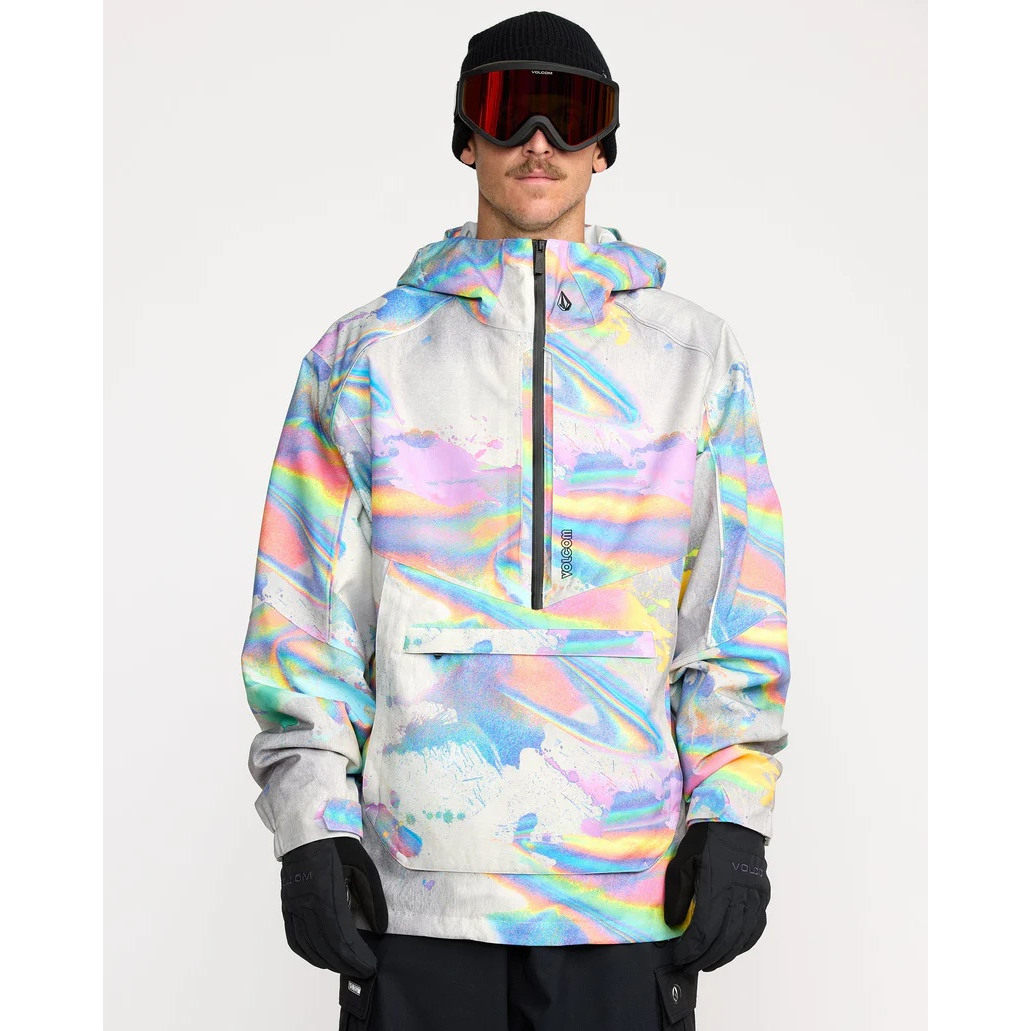 钻石26 Volcom BRIGHTON PULLOVER新款半拉单板双板滑雪服