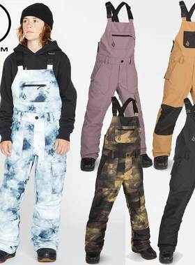 钻石VOLCOM BARKLEY INS BIB OVERALL儿童男童女童大童背带滑雪裤