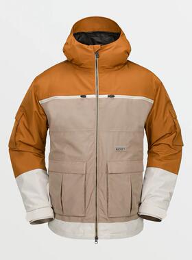 钻石25 Volcom MENS NIGHTBREAKER 20K JACKET新款单板双板滑雪服