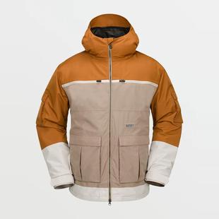 钻石25 Volcom MENS NIGHTBREAKER 20K JACKET新款单板双板滑雪服