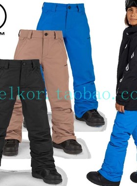 钻石Volcom FREAKIN YOUTH SNOW CHINO男童修身滑雪裤