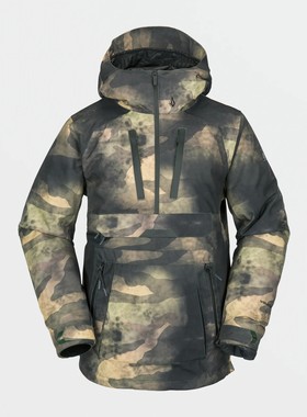 钻石VOLCOM22-23 BRIGHTON PULLOVER潮流经典款男士套头滑雪服