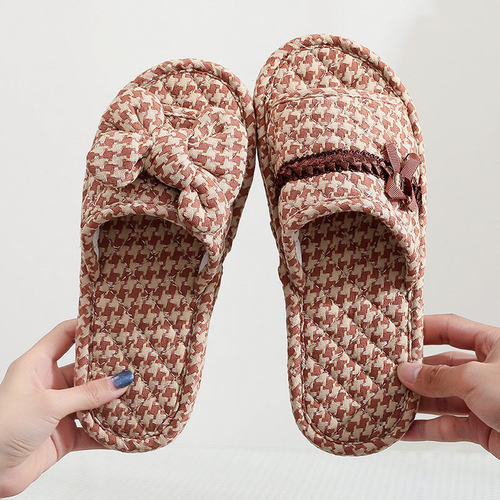 其他一字拖静音防滑室内布底舒适