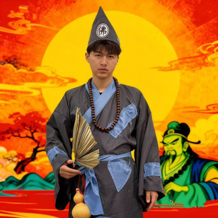 装汉服乞丐演出服搞笑破衣服搞怪装济公全套叫花子补丁要饭套装