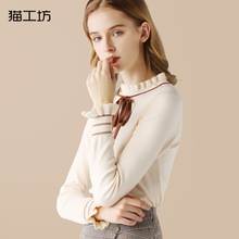 秋冬外穿套头针织衫女气质长袖毛线上衣2019新款内搭薄款打底毛衣