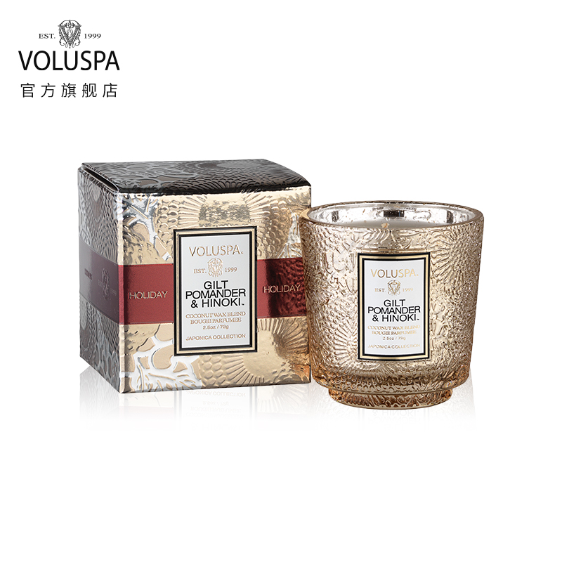 美国VOLUSPA-Japonica山茶花假日系列星空杯香薰蜡烛生日礼物礼品-封面